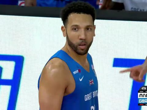 男篮欧洲杯：黑山共和国vs英国第4节中文解说回放