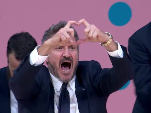 男篮欧洲杯：意大利vs西班牙第2节英文原声回放