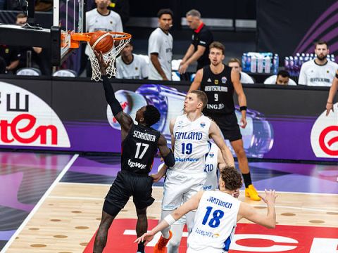 芬兰61-91德国 马尔卡宁15中4难敌施罗德16+7+9