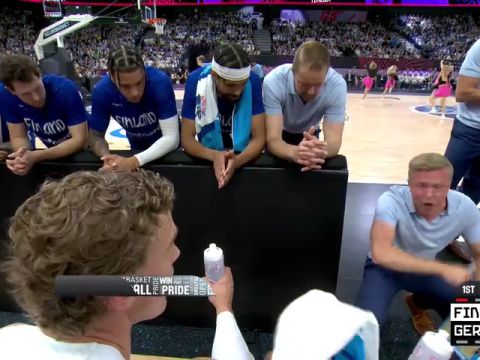 男篮欧洲杯：芬兰vs德国第1节英文原声回放