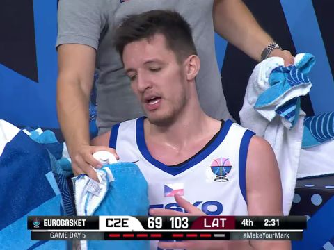 男篮欧洲杯：捷克vs拉脱维亚第4节中文解说回放