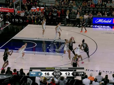 明尼苏达山猫vs拉斯维加斯王牌第1节中文解说回放