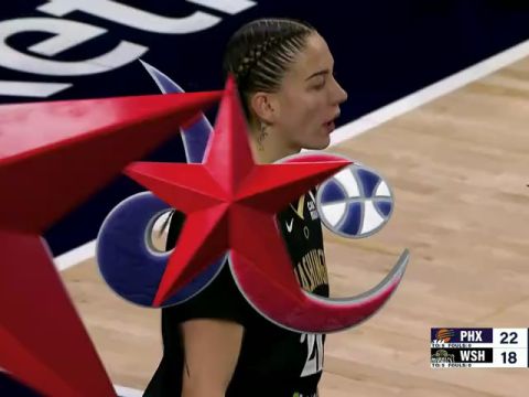 菲尼克斯水星vs华盛顿神秘人第2节英文原声回放