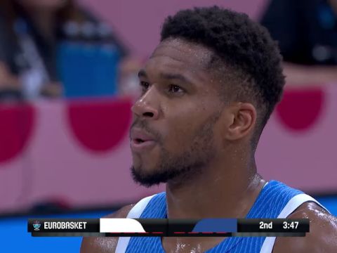 男篮欧洲杯：西班牙vs希腊第2节中文解说回放