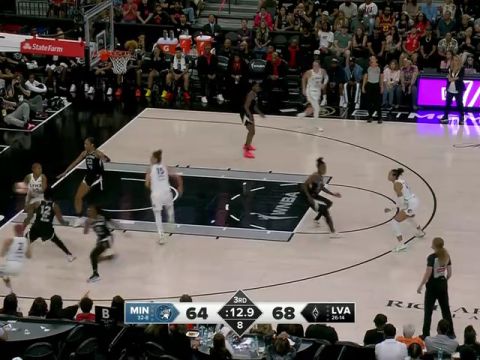 明尼苏达山猫vs拉斯维加斯王牌英文原声全场回放