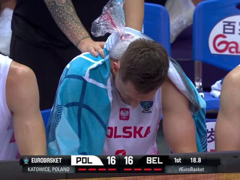 男篮欧洲杯：波兰vs比利时第1节英文原声回放