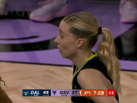 WNBA常规赛：达拉斯飞翼vs金州瓦尔基里第3节中文解说回放