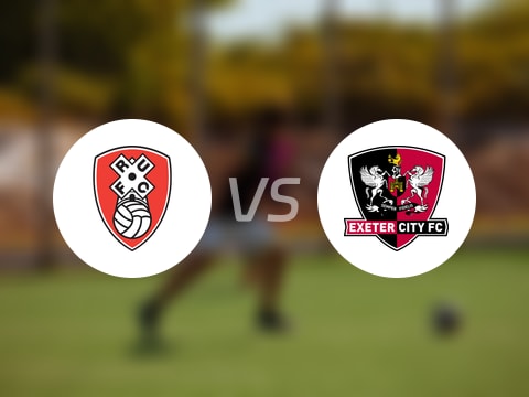 【英甲】罗瑟汉姆vs埃克塞特城首发阵容名单(2025年09月06日)