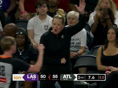 洛杉矶火花vs亚特兰大梦想第2节英文原声回放