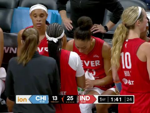 WNBA常规赛：芝加哥天空vs印第安纳狂热第1节中文解说回放