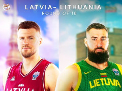 男篮欧洲杯高清直播在线直播：欧锦赛立陶宛男篮vs拉脱维亚男篮（9月6日）内线对决