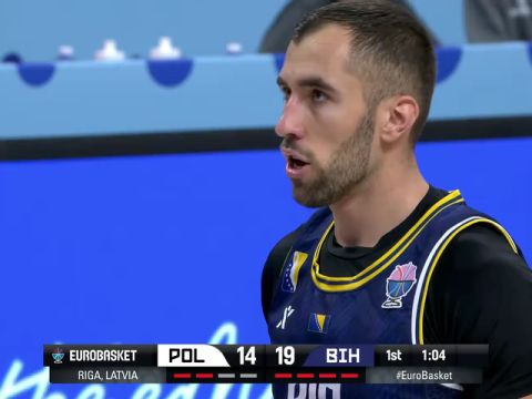 波兰vs波斯尼亚和黑塞哥维那第1节英文原声回放