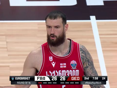 法国vs格鲁吉亚第2节中文解说回放