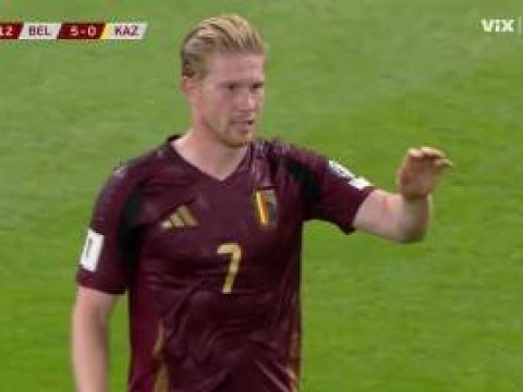 [世预赛全场集锦] 世预赛-德布劳内两射一传多库双响 比利时6-0哈萨克斯坦