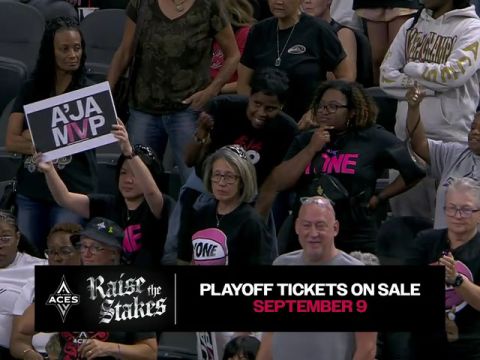 WNBA常规赛：芝加哥天空vs拉斯维加斯王牌第4节英文原声回放