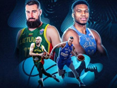 男篮欧洲杯高清直播在线直播：欧锦赛立陶宛男篮vs希腊男篮9.10 字母哥直面挑战