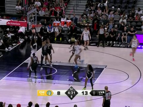 芝加哥天空vs拉斯维加斯王牌第1节中文解说回放