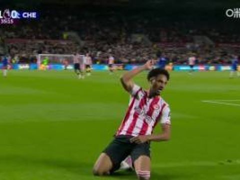 [进球视频] 切尔西0-1落后！亨德森长传送助攻！沙德晃开阿达拉比奥尤破门！