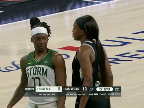 西雅图风暴vs拉斯维加斯王牌第1节中文解说回放