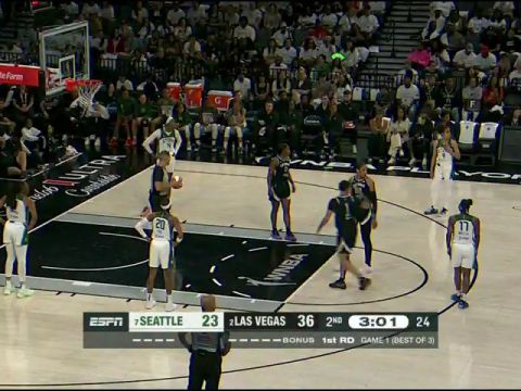 西雅图风暴vs拉斯维加斯王牌英文原声全场回放