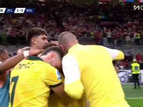 [进球视频]米兰生涯处子球！萨56横传送助攻，莫德里奇机敏前插推射破门！