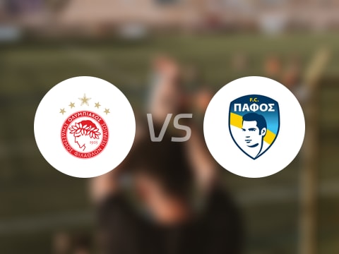 【欧冠联赛第1轮】奥林匹亚科斯vs帕福斯FC直播在线观看(2025年09月18日)