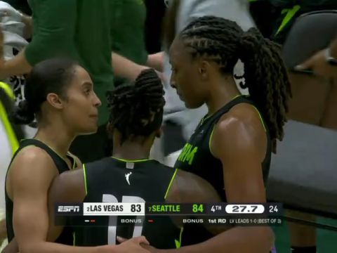 拉斯维加斯王牌vs西雅图风暴第4节中文解说回放