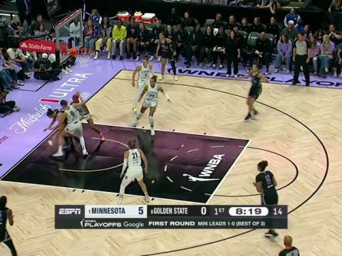 明尼苏达山猫vs金州瓦尔基里第1节英文原声回放