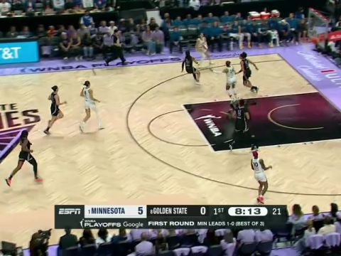 明尼苏达山猫vs金州瓦尔基里第1节中文解说回放