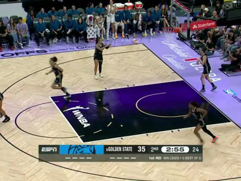 明尼苏达山猫vs金州瓦尔基里第2节中文解说回放