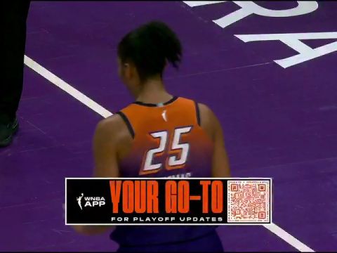 WNBA季后赛：纽约自由人vs菲尼克斯水星第1节中文解说回放