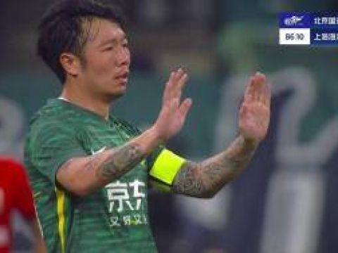[进球视频]国安扳回一城！张稀哲凌空抽射替补建功，张琳芃乌龙助攻
