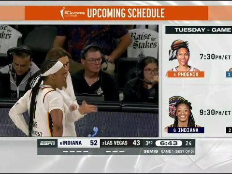 印第安纳狂热vs拉斯维加斯王牌第3节英文原声回放