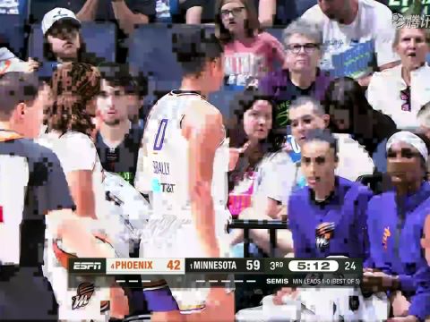 WNBA季后赛：菲尼克斯水星vs明尼苏达山猫中文解说全场回放