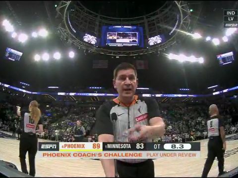 WNBA季后赛：菲尼克斯水星vs明尼苏达山猫加时赛英文原声回放