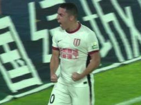 [进球视频]莱切特传中助攻罗慕洛头球破门，蓉城1-0领先浙江