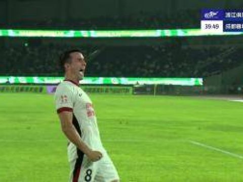 [进球视频]周定洋破门，莱切特助攻双响，蓉城3-0领先浙江