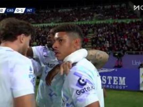 [进球视频] 国米9分钟取得领先！劳塔罗高高跃起头球破门！巴斯托尼传中助攻