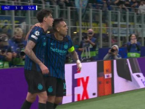 [进球视频]巴斯托尼横传禁区，劳塔罗轻松推射再下一城