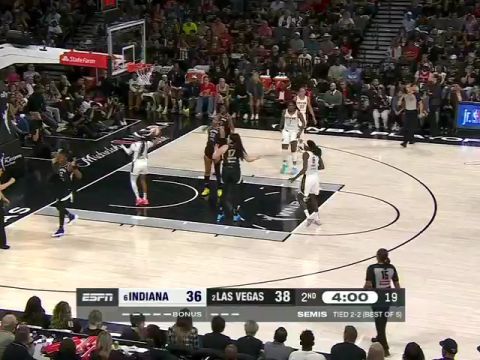 印第安纳狂热vs拉斯维加斯王牌英文原声全场回放