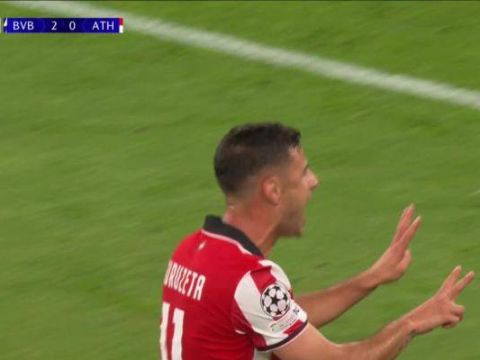 [进球视频]笑纳大礼！聚勒解围失误，古鲁泽塔破门扳回一城