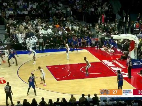 NBA季前赛：76人vs尼克斯第2节中文解说回放