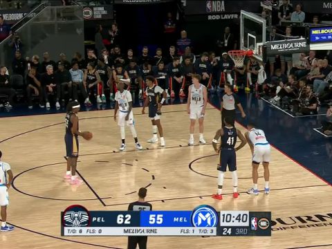 NBA季前赛：墨尔本联vs鹈鹕第3节中文解说回放