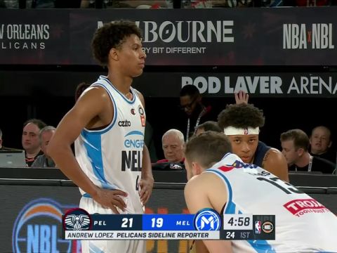 NBA季前赛：墨尔本联vs鹈鹕第1节中文解说回放
