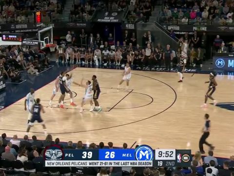 NBA季前赛：墨尔本联vs鹈鹕第2节中文解说回放