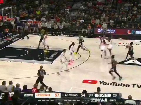 菲尼克斯水星vs拉斯维加斯王牌第3节英文原声回放