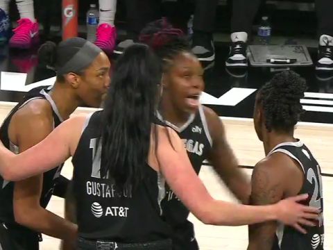 菲尼克斯水星vs拉斯维加斯王牌英文原声全场回放