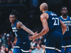 NBA回放全场录像高清：季前赛森林狼vs掘金（10月5日）爱德华兹缺阵