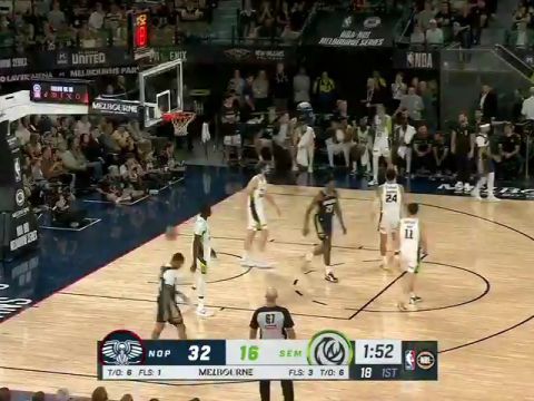 东南墨尔本凤凰vs鹈鹕第1节英文原声回放