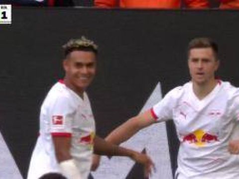 [进球视频] 莱比锡1-0领先 鲍姆加特纳抢射建功